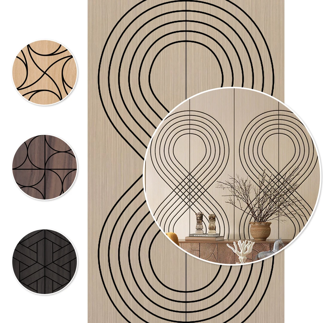 KASARO New arrival polyester wall decoration slat soundporoof acoustic construction wood wall panel
