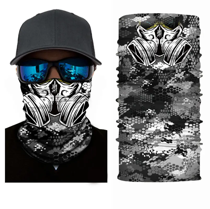 Custom Logo Outdoor Sport Tube Bandana Headband Face Mask Men Hip Hop Purple Bandana