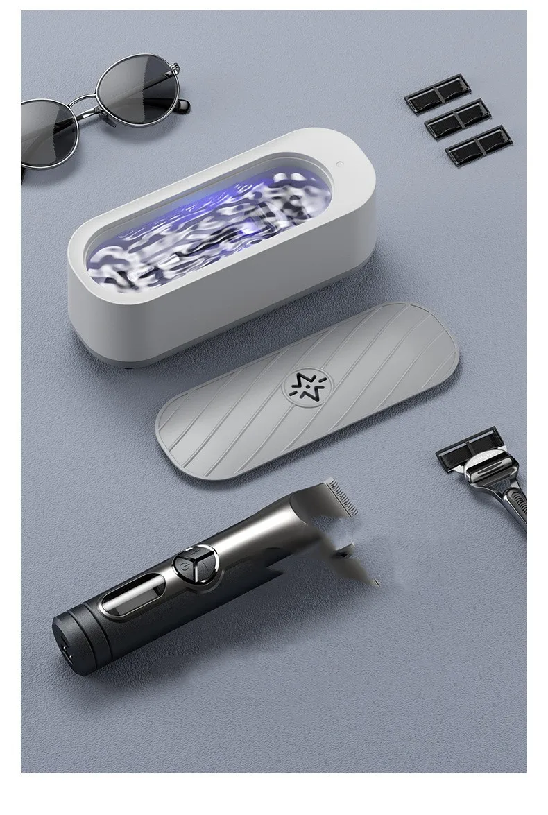 Ultrasonic Eyeglasses Cleaner Multifunction Eyeglasses Jewelry Contact Lens Wiper Cleaner Eyeglasses Cleaning