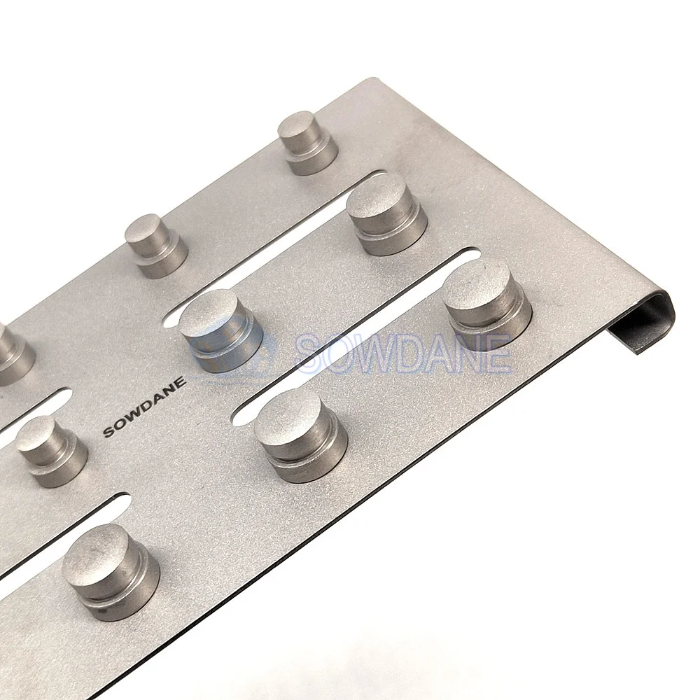 Dental Endodontic Rubber Dam Clamps Restorative Clips Holder dental Dam Clamp Sheets Stainless Steel Tray