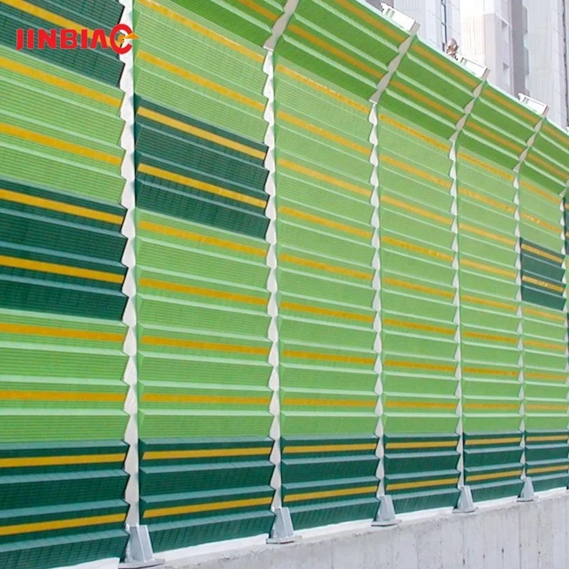 JINBIAO Factory Sale Cheap Price Decoration Sound Absorbing Wall Noise Barriers For Highways