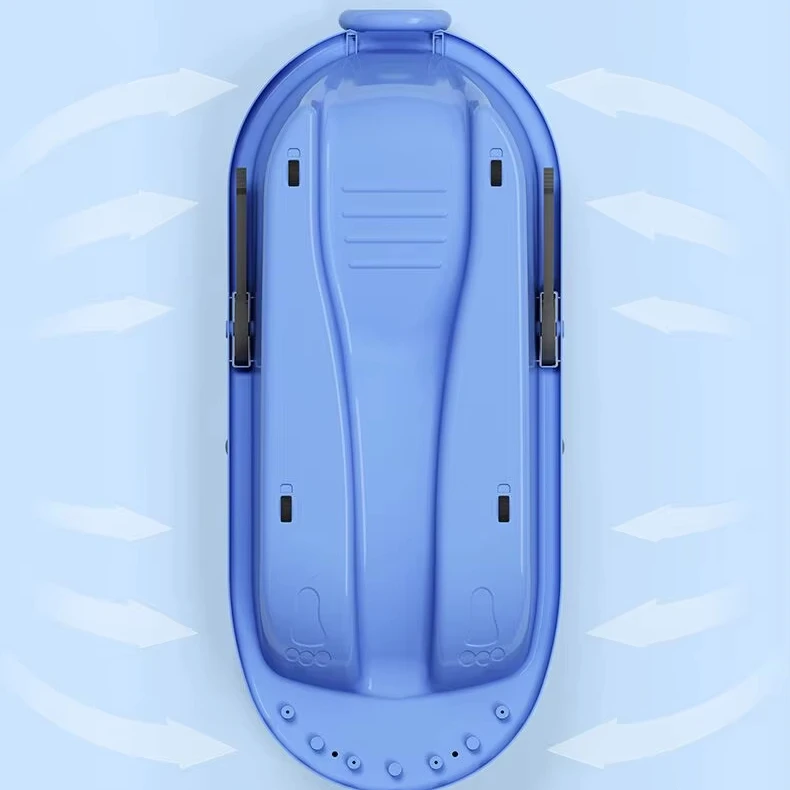 Higher cost performance Durable Downhill Sprinter Toboggan Snow Sled kids Skiing Board Snow Sled Board