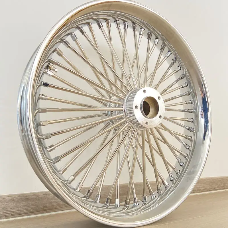 Motorcycle wheels  Old Steel Forged rims chrome 16 17 18 19 21 23 inch  spoke  for Harley