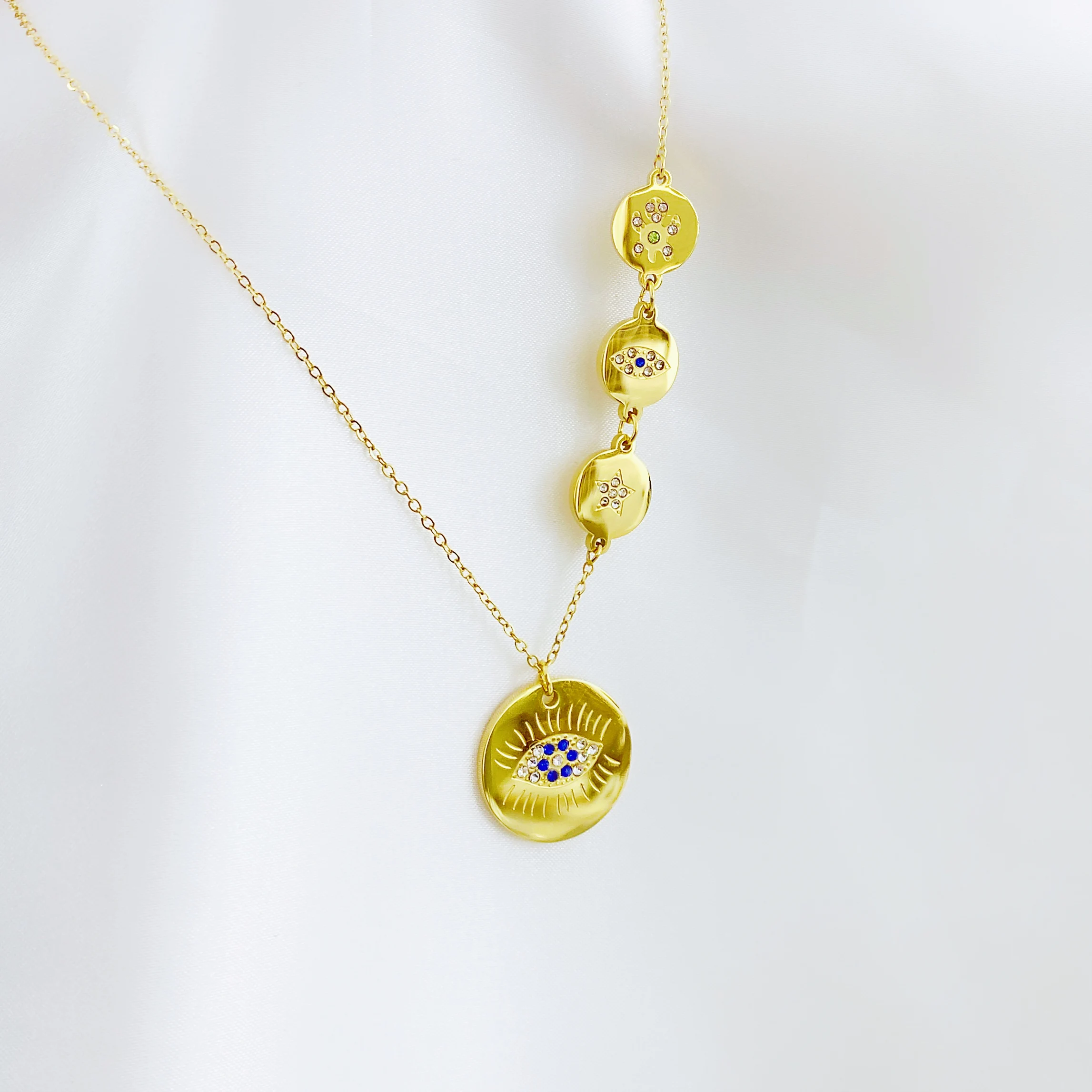 Fashion 925 Sterling Silver Eye Of Horus Necklace Wholesale Alibaba Jewellery Manufacturers Malaysia