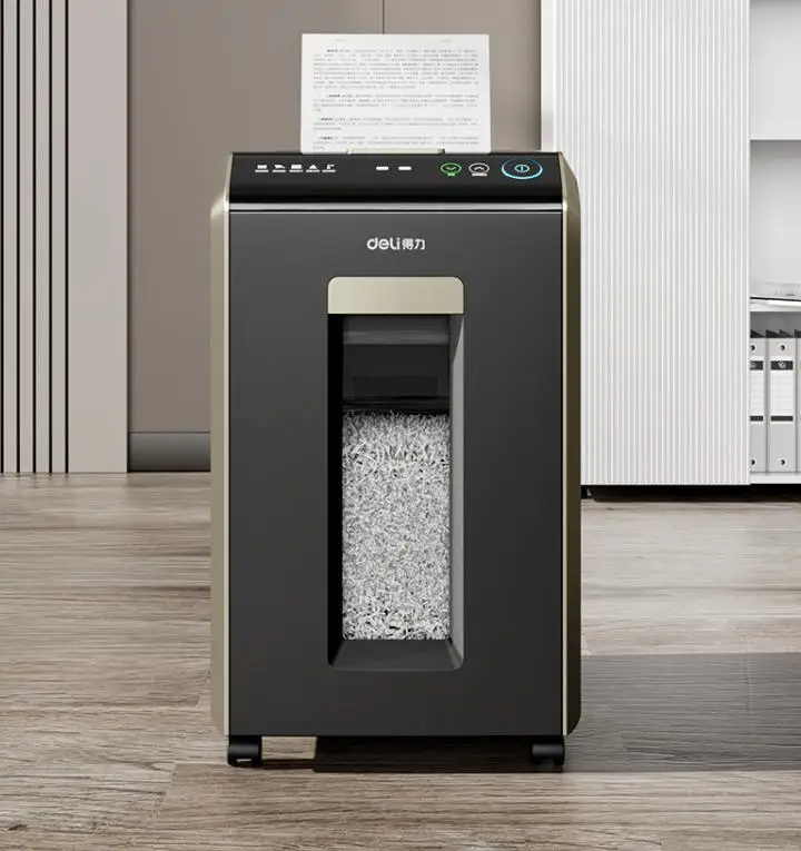 Deli G2  automatic 32L large capacity level 4 confidential office batch document grinder paper shredder