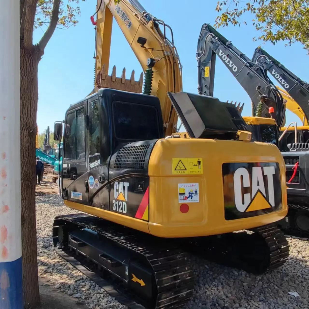 Глобальные продажи Caterpillar CAT312D подержанный экскаватор 12ton CAT312 гусеничный CAT 312 D2GC