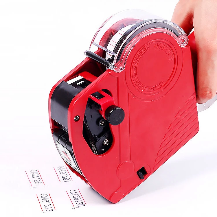 Hot Sale Handheld Digital Tag Label Machine Price Labeller Mx5500 Price Gun Price Tagger Labeling For Supermarket
