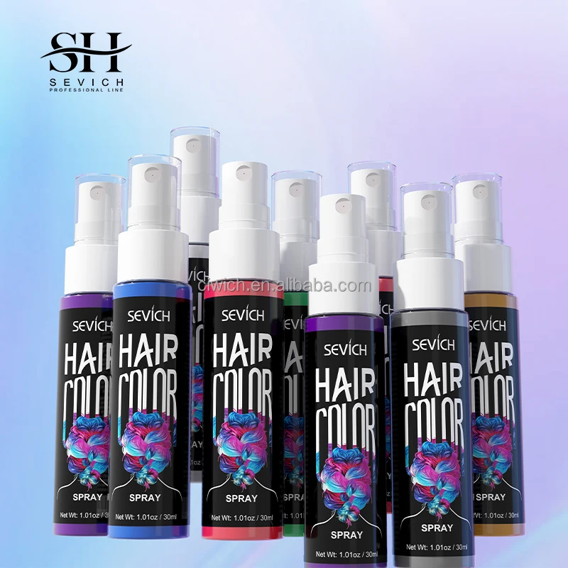 Semi Permanent Professional Hair Spray Hair Dye Color Temporary Color Spray Temporary Hair Color Spray