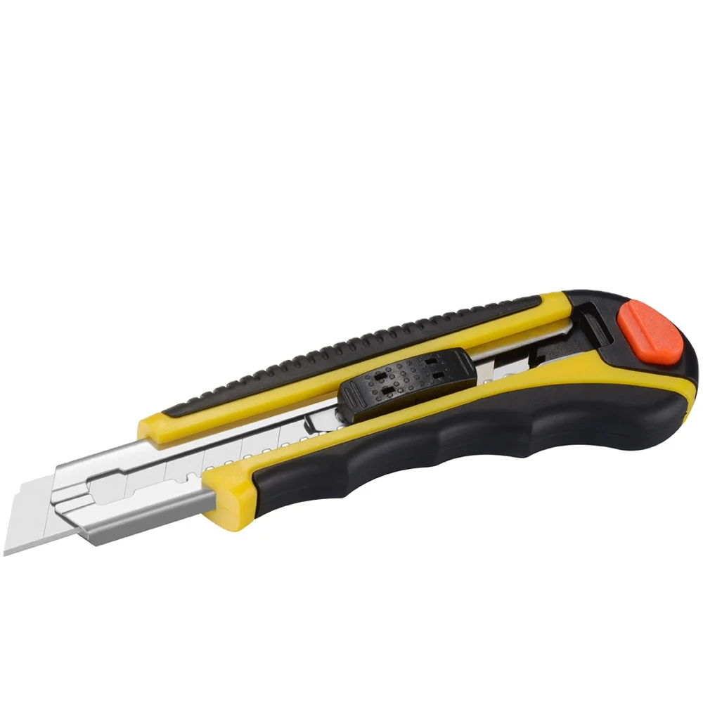 Auto-loaded 6 blades ABS snap-off blade knife cutter knife 18mm cutter