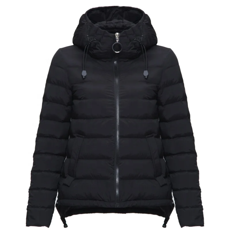[TANBOER-TB3266]black latest design waterproof breathable white good quality thin puffer jacket for women