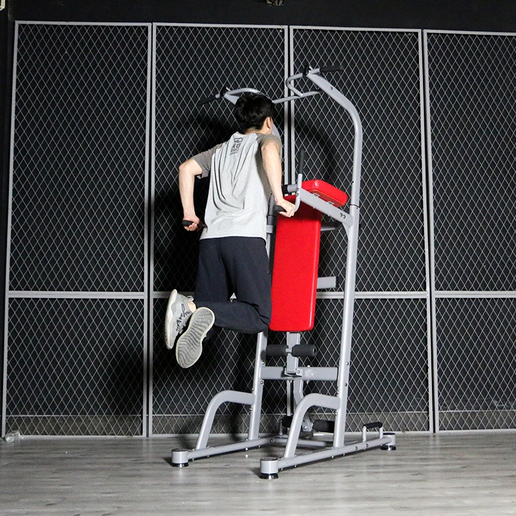 Manufacturers Functional Commercial Fitness Equipment Body Building Gym Vertical Knee Up Raising Machine
