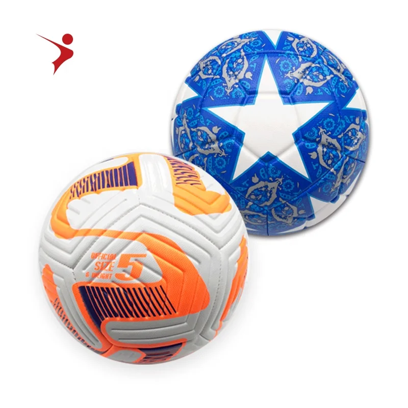 Word cup soccer ball GOOD sale Premier/European champion football Winding explosion-proof bladder, welcome Customized 4# and 5#
