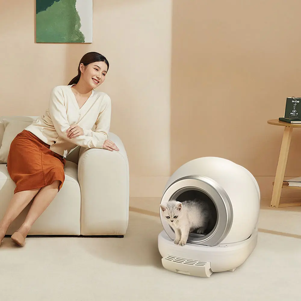 Automatic Cat Toilet With App Remote Control Self-cleaning Intelligent Health Monitor smart litter box for cats