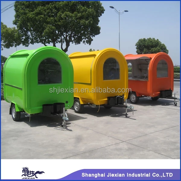 Mini Ice Cream Cart/lovely pink  Mobile Food Vending Catering  Food Cart Trailer for Sale