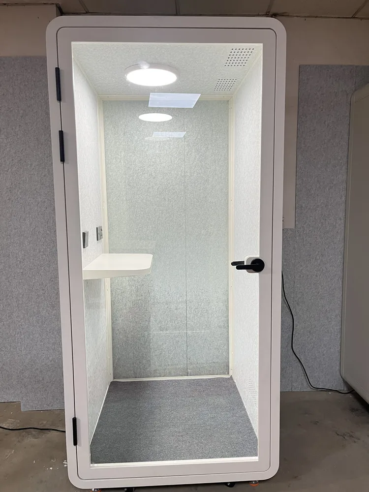 Movable silence phone booth designed inside soundproof phone booth single occupant disassembled office pod