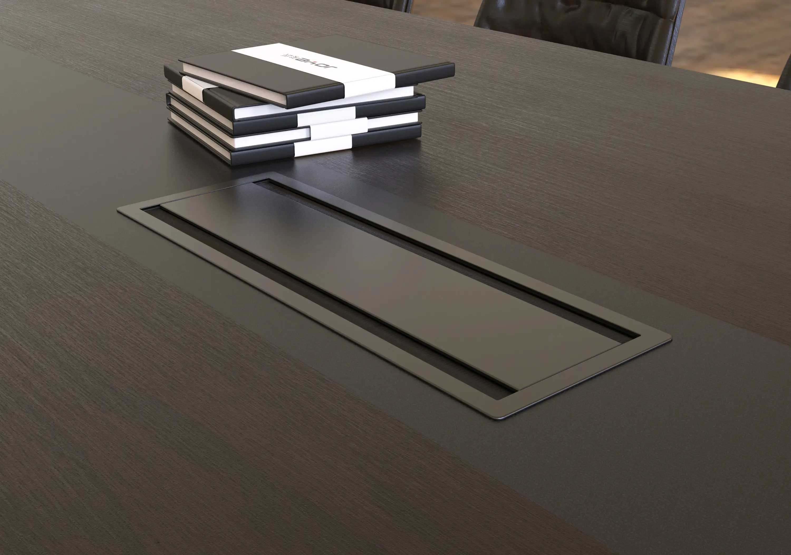 Conference Table Wire Hider Box Cable Grommet Management Box Cord Organizer