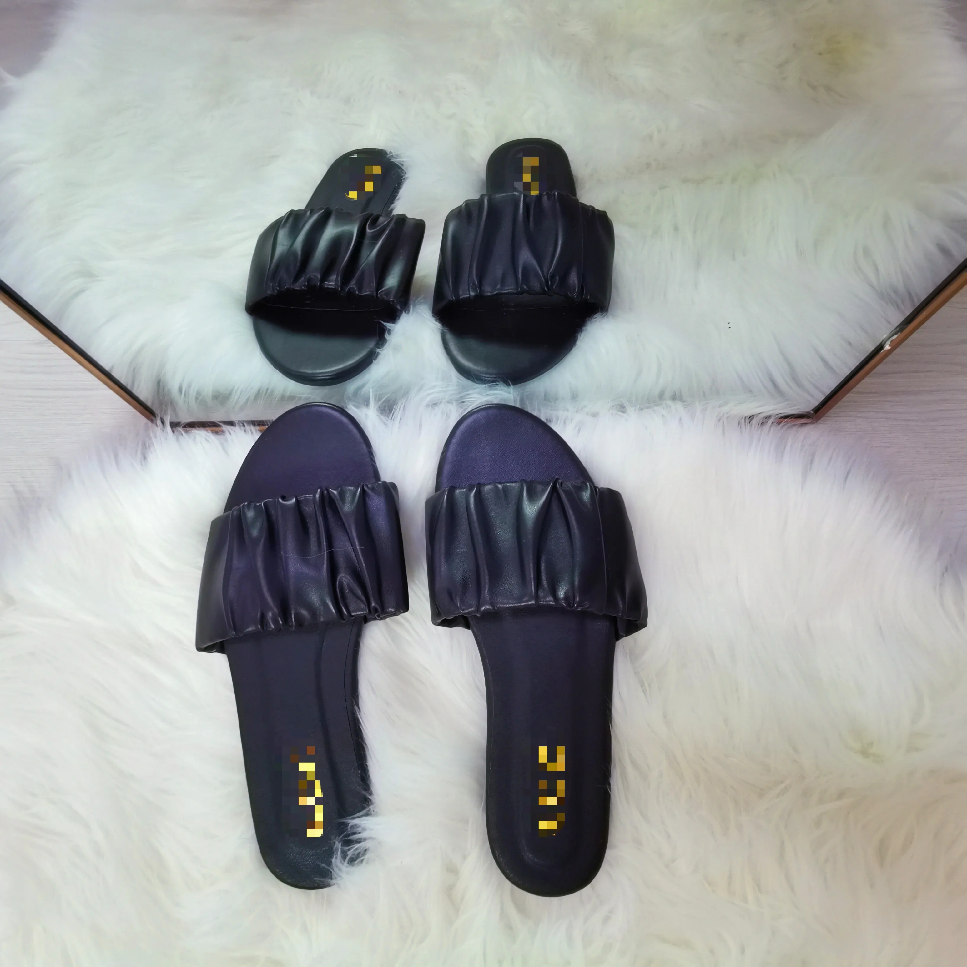 New Pvc Nice Girl Plastic Jelly Shoes  Flat Woman Summer Sandal Slipper