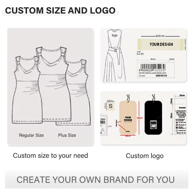 Garment Custom Clothing Manufacturer Make Own Brand Customized Apparel Design Service High Quality Women Casual Dress