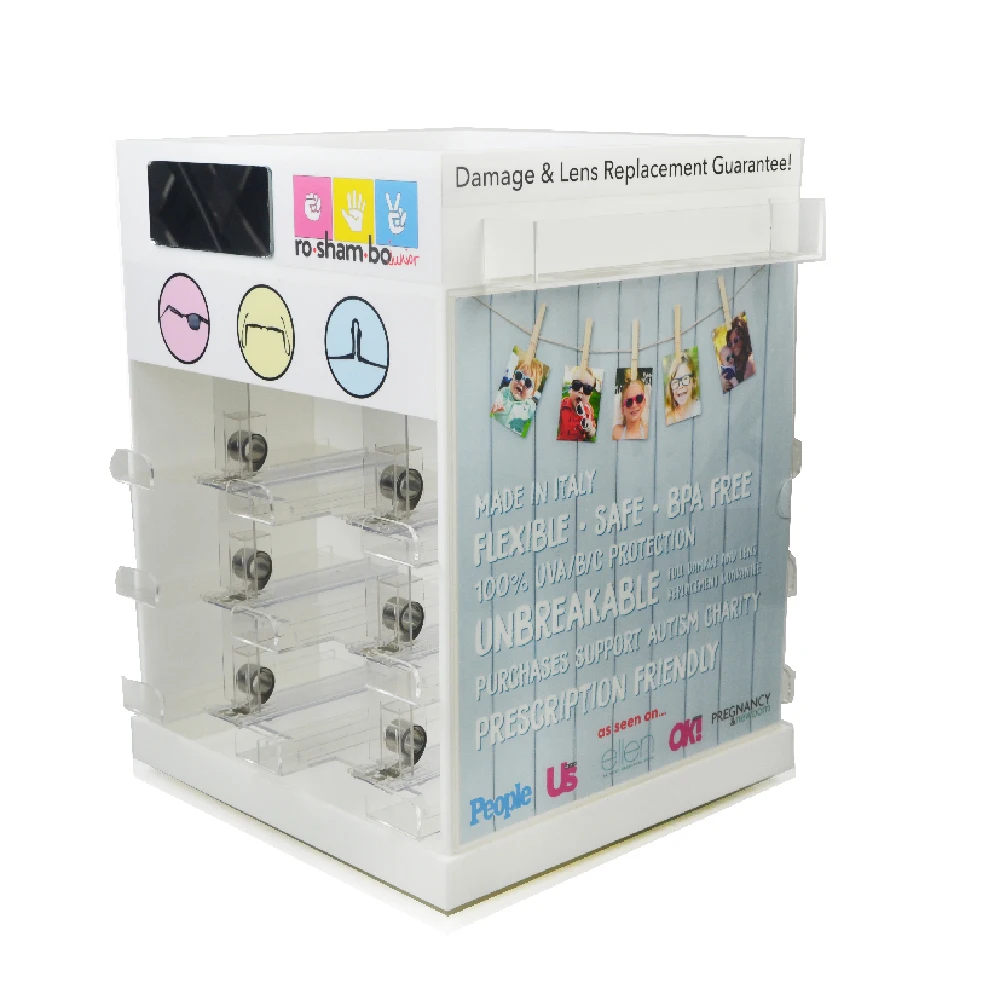 High end customization Children Glasses Rotating Display Shelves with advance  implement