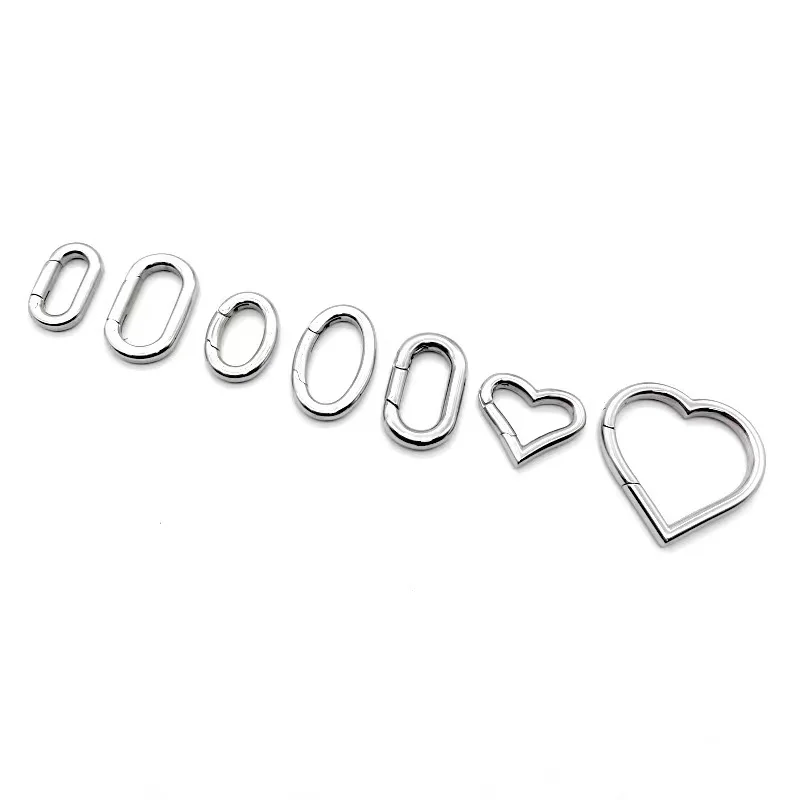DIY unique open rings stainless steel jewelry findings bracelet clasps connector
