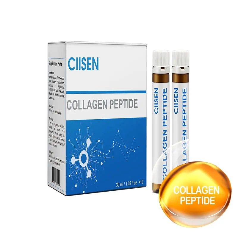 Amazon Gold Supplier superior quality low price High content of protein Micromolecule collagen peptide oral liquid