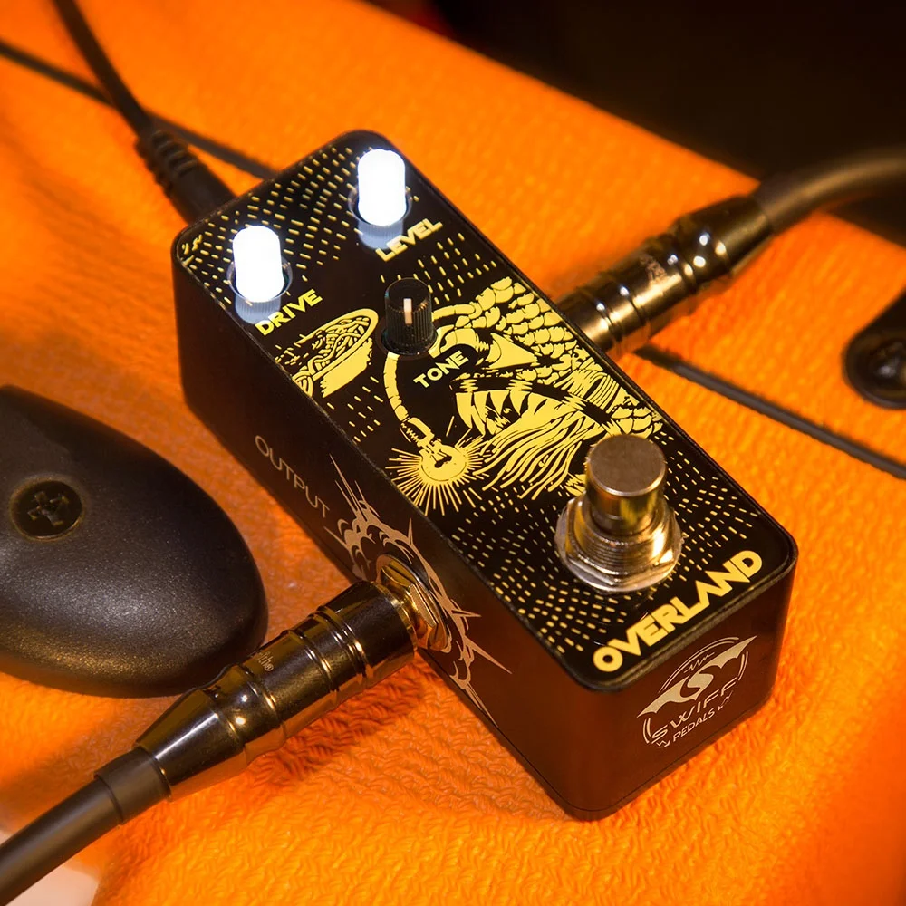 AP01 Distortion Hot-sell Effect Swiff Guitar Pedals Model Wireless Magnetic Pedal