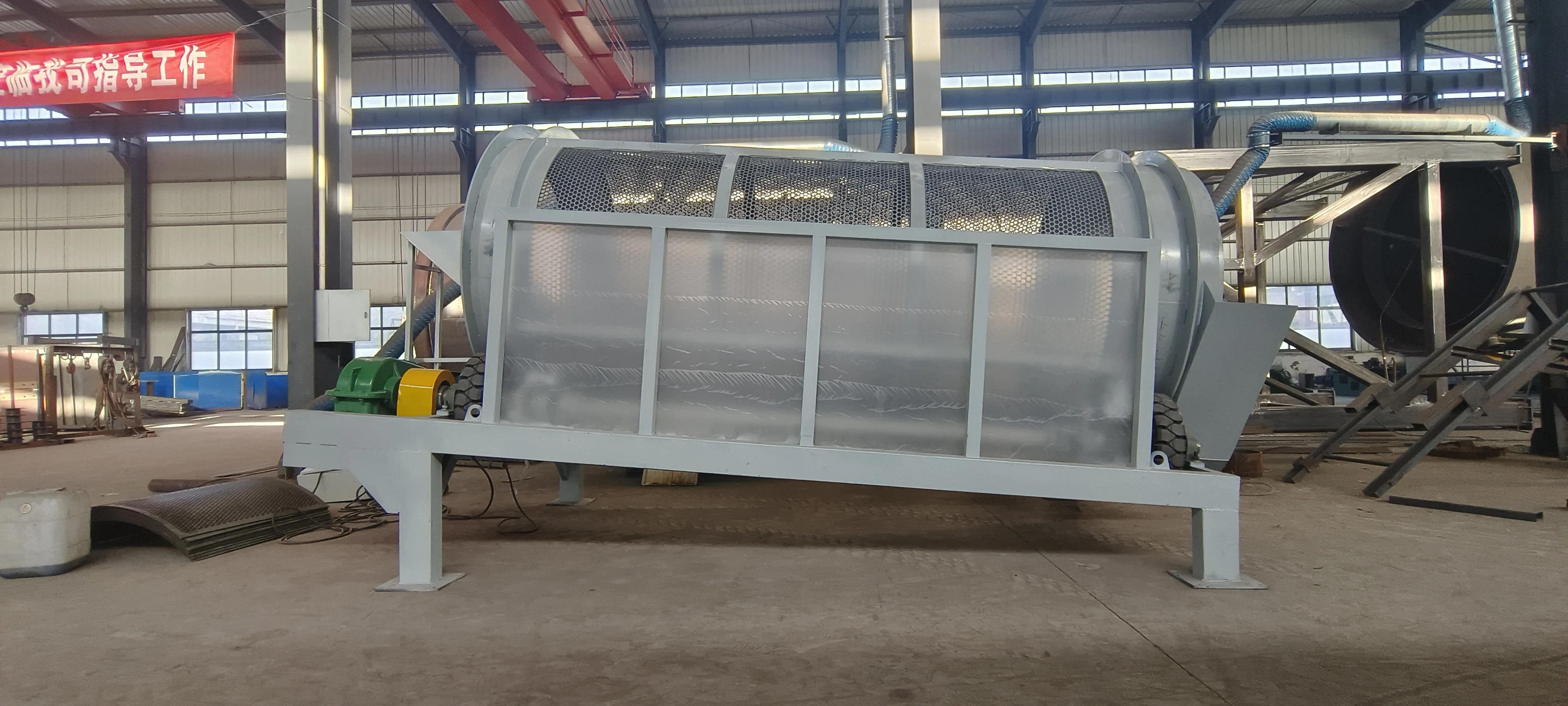 Rotary Trommel Drum Screen for Sand Separator for Manufacturing Plants Trommel Screen Rotary Drum Filter