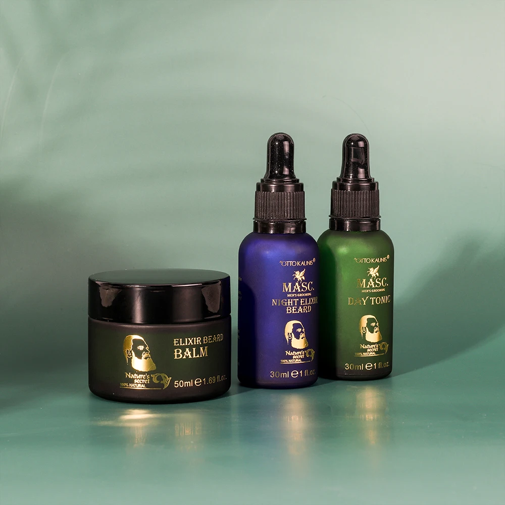 100% набор для ухода за бородой из натурального сандалового дерева