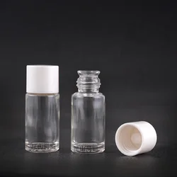 in stock 10ml clear bell mouth glass bottle perfume with cap for cosmetic