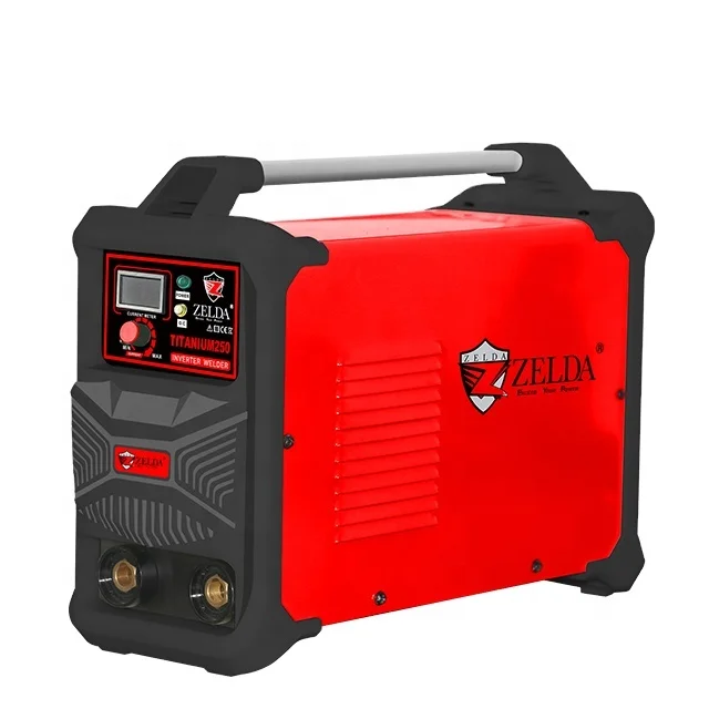 ZELDA ARC Welding Machine Patented Hot Sale Portable 250A Carton Packing DC MOTOR Provided Red INVERTER Function IGBT 230V 50 Hz