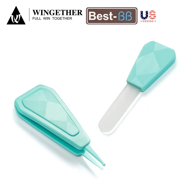 Wingether, лидер продаж, в наличии, экологически чистый инструмент для ухода за младенцами 4 в 1, маникюрный набор для детей, набор для ухода за младенцами, подарочный набор для новорожденных