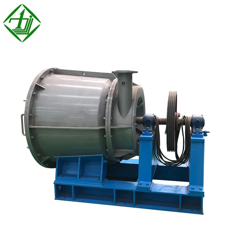 Paper pulping single effect Defibrating Machine conical fiber separator for paper mill
