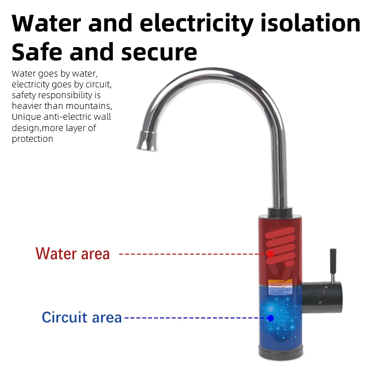 High quality  heater quick boiling water faucet kitchen faucet black torneira griferia instant boiling water tap