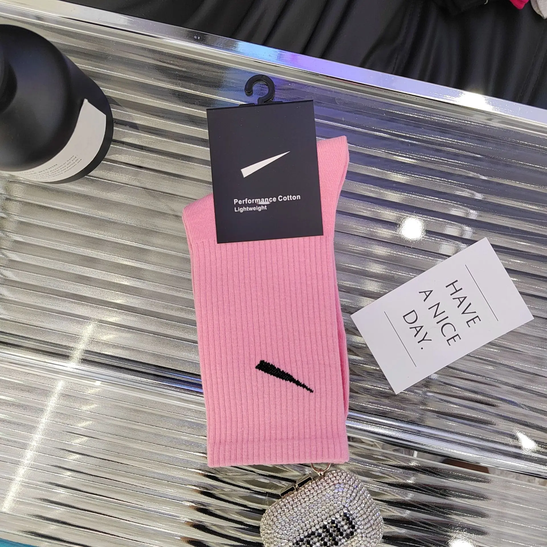 2024 ODM Colorful Unisex Adult Sports N K Socks New Trend High Quality Custom Logo Branded Mens Cotton Socks