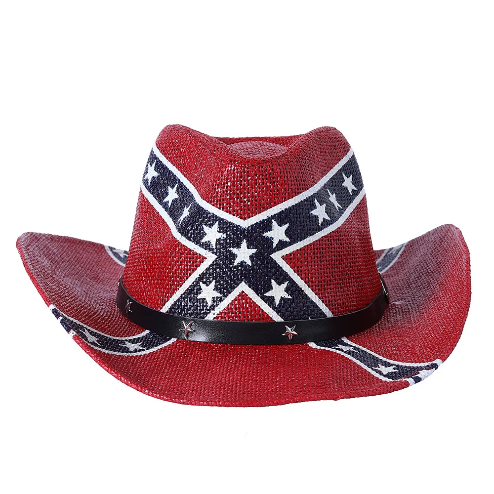 Мужская шляпа с американским флагом West Cowboy