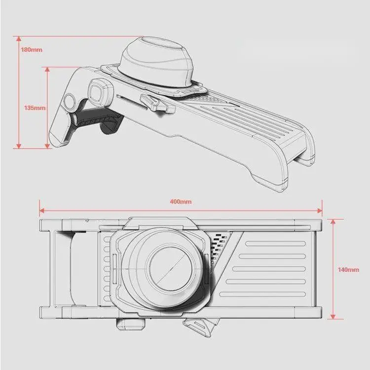 Smart Mandoline Slicer Grater Vegetable Cutter Adjustable Vegetable Chopper For Both Commercial And Home Use