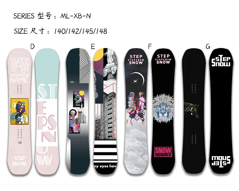 All mountain snowboard  for adult custom snowboard ski