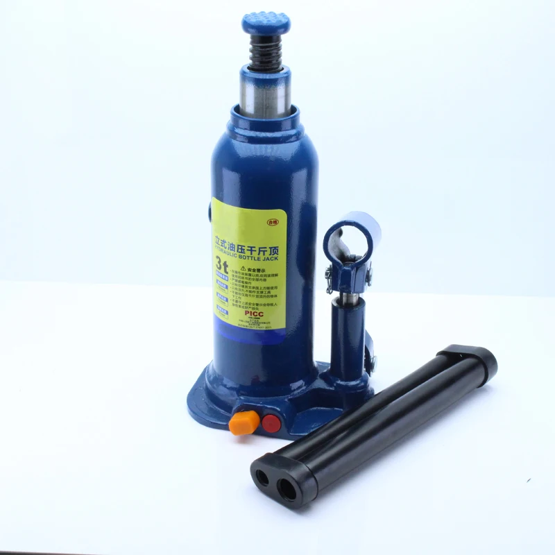 Car JACK HYDRAULIC JACK 3TON BLUE JACK WITH SAFTY VALVE