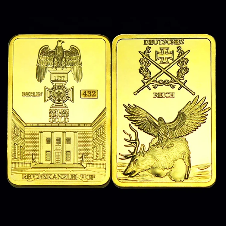 FS-Craft For Collection 24k 999 Pure Gold Plated Bars South Africa Gold Bar