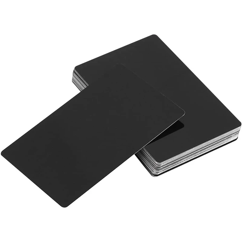 Luxury 100pcs Personalised 1-45mm Aluminum Business Cards Custom Laser Engraved 1-Color Plated Model Pin 5mm Gifts Souvenirs