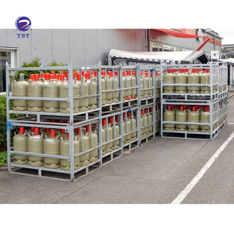 Steel Gas Bottle Transport Propane Lpg Gas Pallet For Gas Cylinder