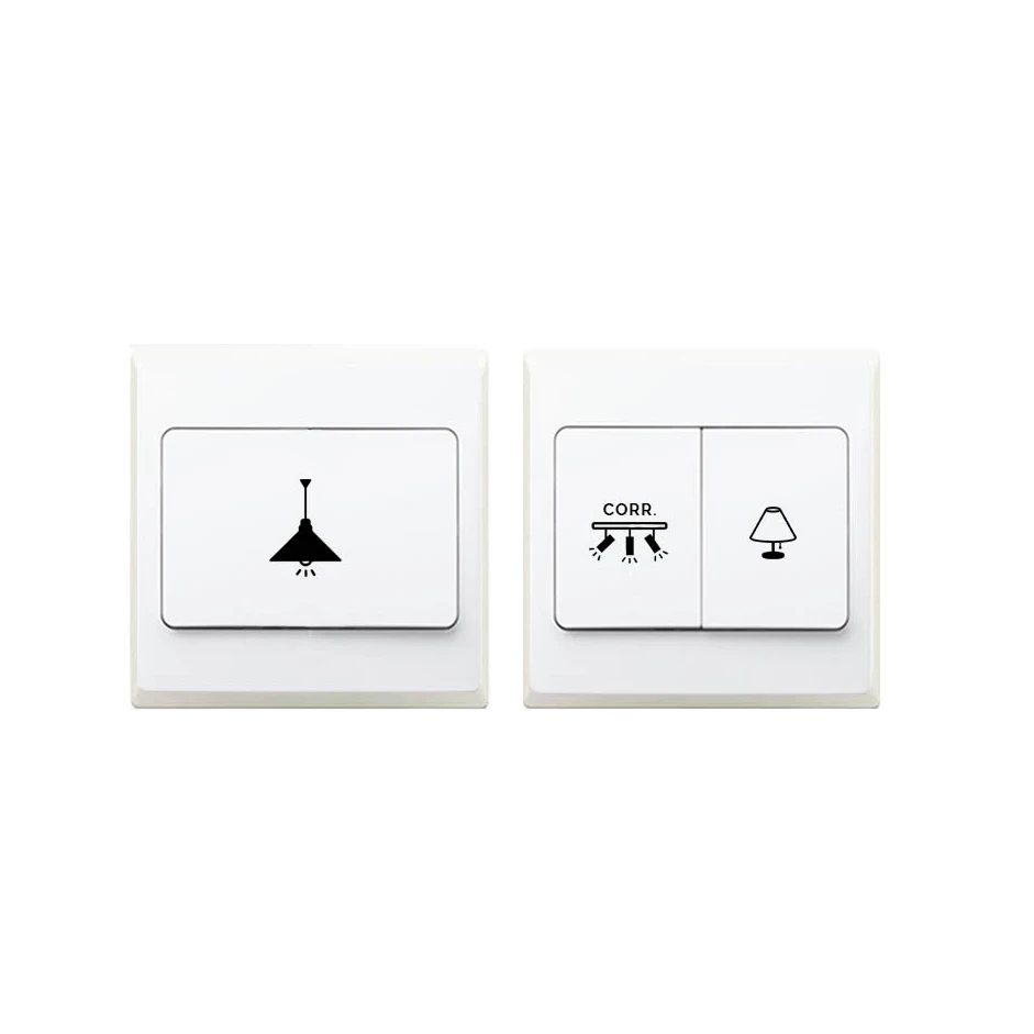 room power switch socket sticker stickers for wall,on off print board light Switch Stickers for Home Decoration