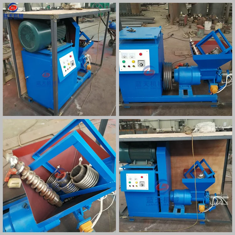 High Temperature Extrusion Sawdust Biomass Fuel Charcoal Wood Log Making Machine