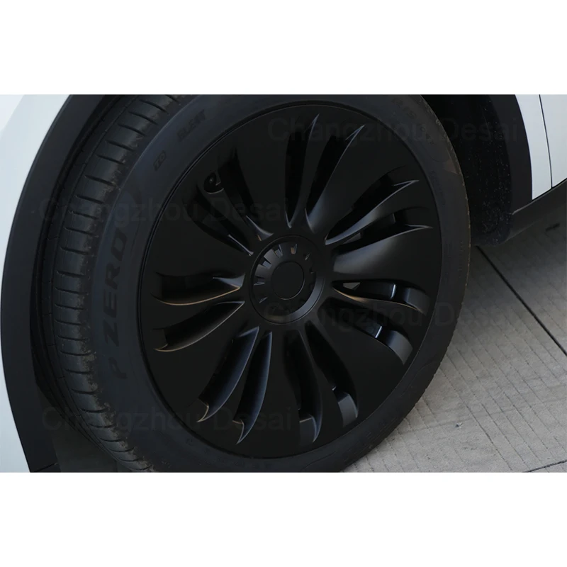 2021 2022 2023 Car Exterior Accessories 19 Inch Wheel Cover Modification Vortex Wheel hub cover For Tesla Model Y