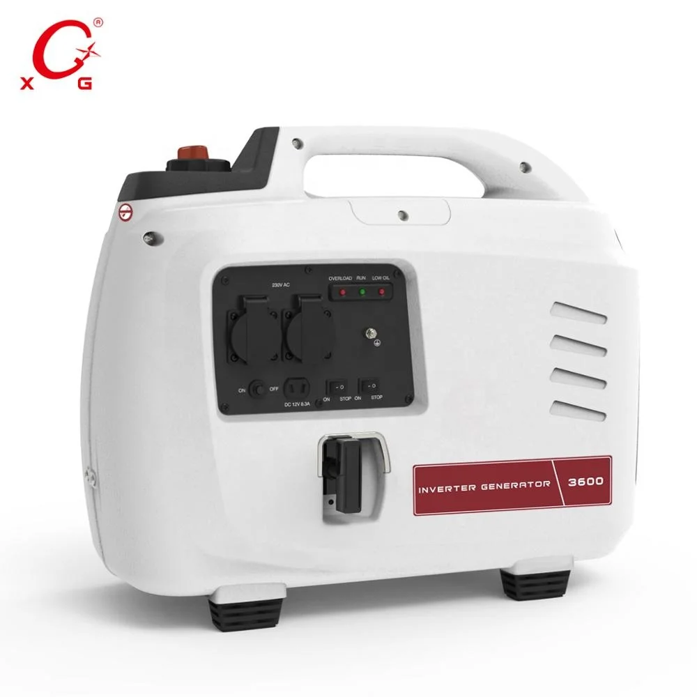 Portable Petrol 4.0kVA Inverter Generator Mini Dual Fuel Silent Power Generator Electric Start 3600W Dual Frequency Generator