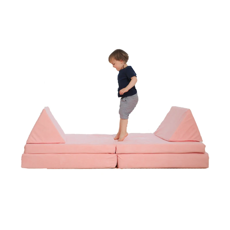 2021 hot high density foam indoor varied combination children sofa for parent-child modern fabric living room sofa set