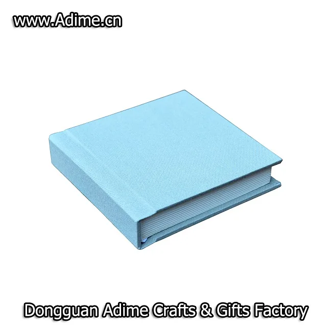 wedding leather self-adhesive peel and stick photo book album with packaging box