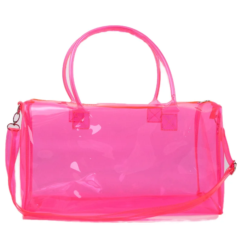 Travel Beach Tote gym Weekender Bag Transparent Duffel Bag colorful Large Capacity Sport PVC Light Weight Traveling Bag