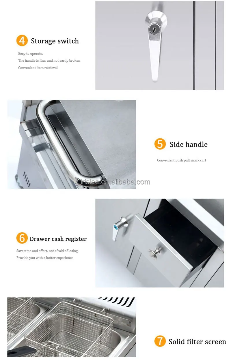 Mobile Camper Trailer Snack Food Truck Street Fast Catering Vending Cart Hot Dog Van With Ce Certification