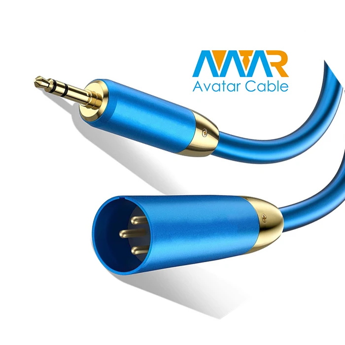 Hot Selling Products Mini Jack 3.5mm TRS Male To XLR Male Balanced Interconnect Audio Cable
